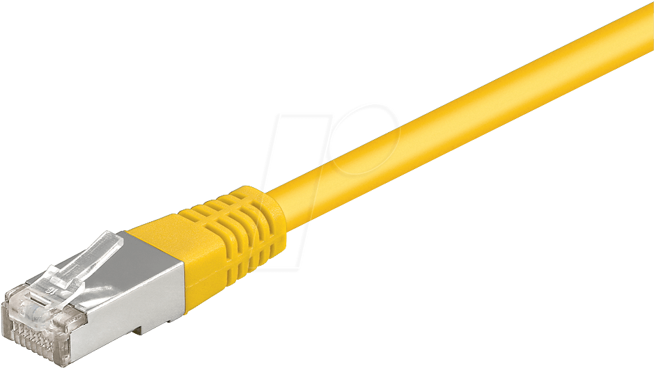 5e Cable, Yellow, Network Cable Rj45 Frei - Transparent Background Pencil Clipart (946x533), Png Download