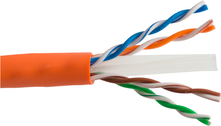 Category 6 Ethernet Cables 4 Pair 23 Awg Utp Lan Cable - Category 6 Cable (900x900), Png Download