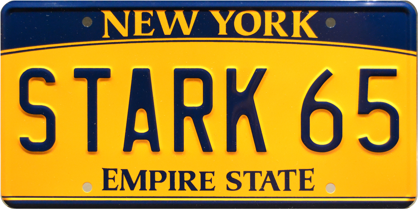 Stark 65 Prop Plate Movie Memorabilia From Avengers - Avengers / Tony Stark's 2012 Acura Nsx Roadster / Stark (2048x1170), Png Download