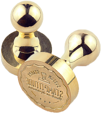 Gold Wax Seal - Wax Stamp Manufacturer (480x480), Png Download