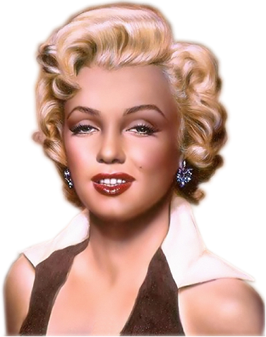 Marilyn Monroe (377x477), Png Download