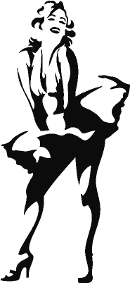 Sticker Marilyn Monroe (400x400), Png Download