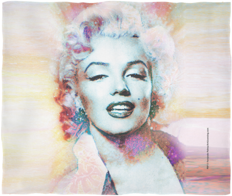 Marilyn Monroe Throw Blanket - Marilyn Monroe (480x480), Png Download