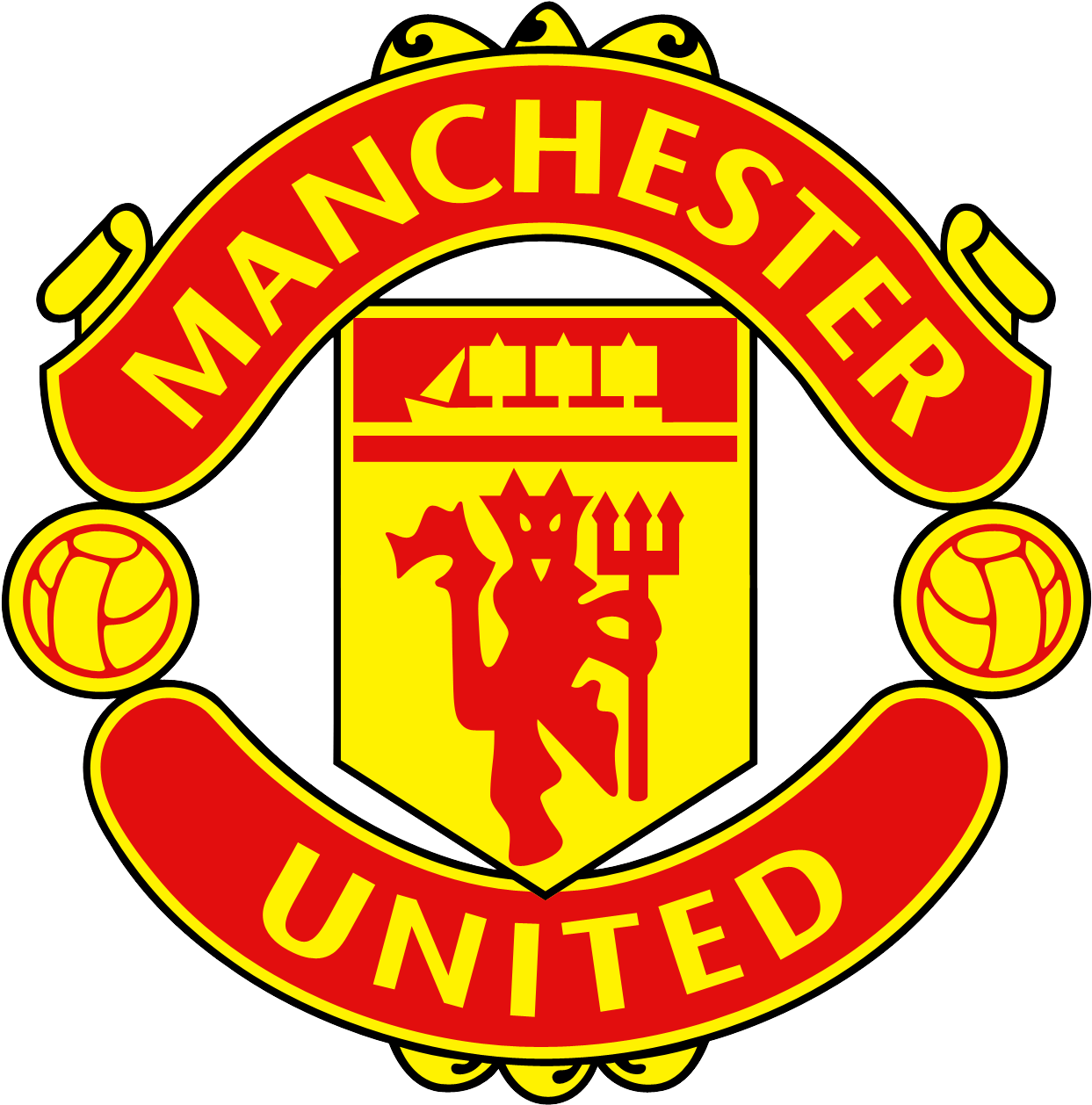 Manchester United Logo Png - Manchester United Badge Png (1280x1280), Png Download