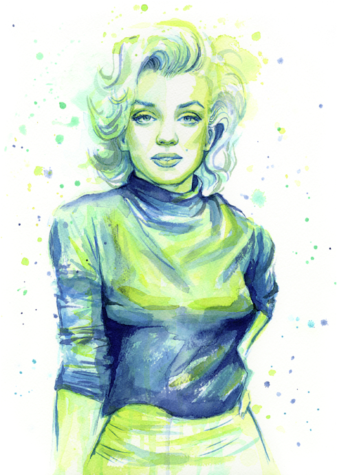 Click And Drag To Re-position The Image, If Desired - Marilyn Monroe (500x700), Png Download