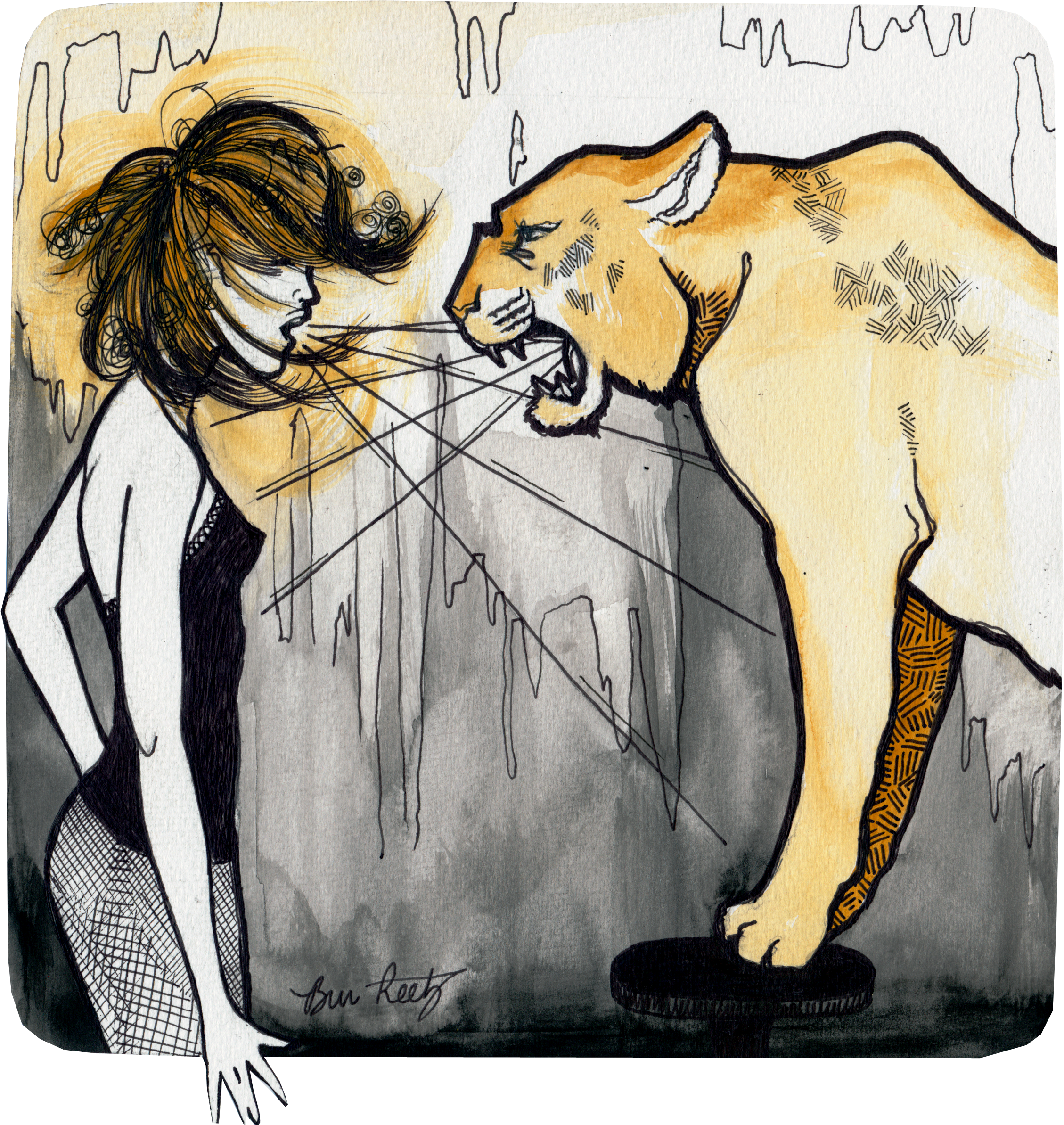 Bree Muse, Bree Reetz, Confidence, Feline, Female, (2468x2484), Png Download