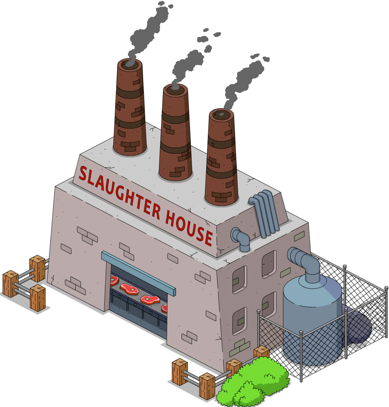 Slaughter-house Tapped Outpng - Slaughterhouse Png (1266x1324), Png Download