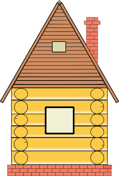 Pixel Art House Wood (402x593), Png Download