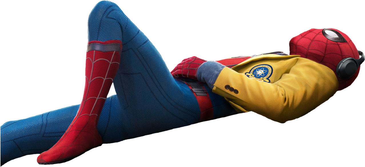 Home To Transparent Superheroes Tom Holland In “spider-man - Spider Man Homecoming (1280x602), Png Download