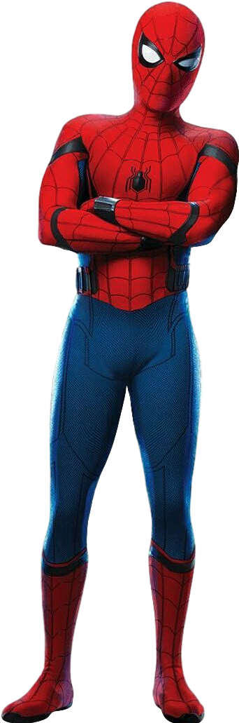 Clipart Freeuse Library Spider Man Homecoming By Camo - Spiderman Homecoming No Background (357x1039), Png Download