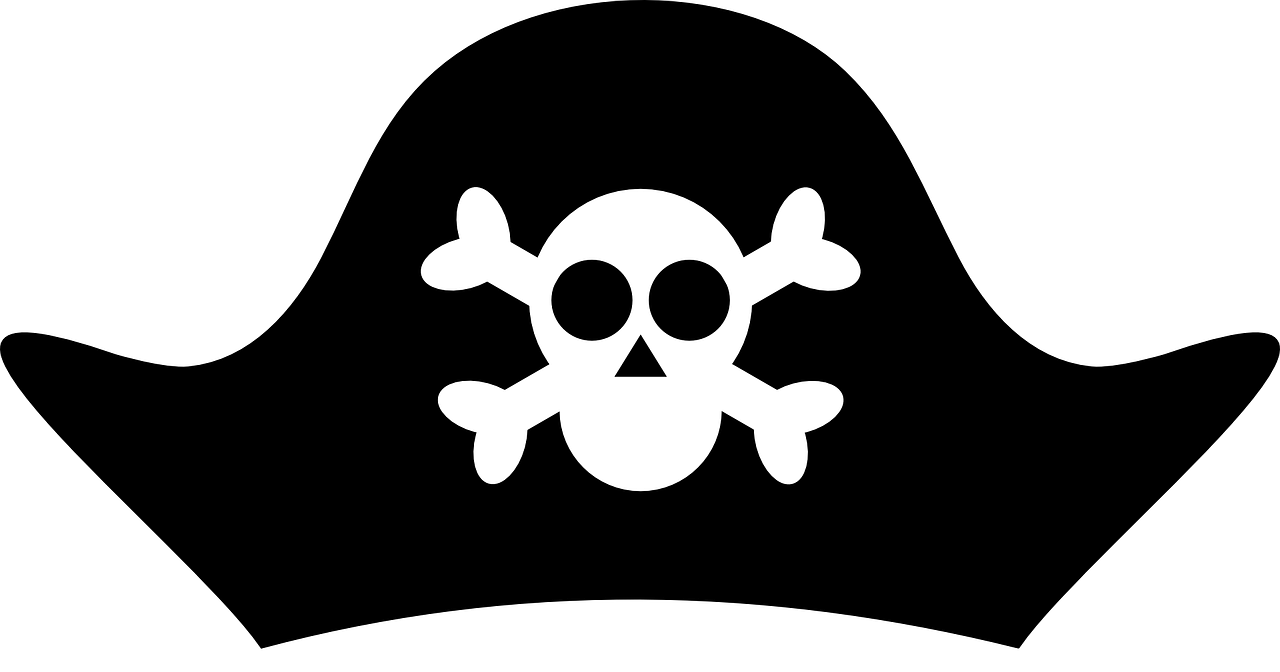Image Of Birthday Hat Clipart - Pirate Hat Clipart (640x336), Png Download