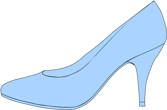 Stock Video Of Prince Tries The Slipper On Cinderella - Cinderella Shoe Clip Art (600x438), Png Download