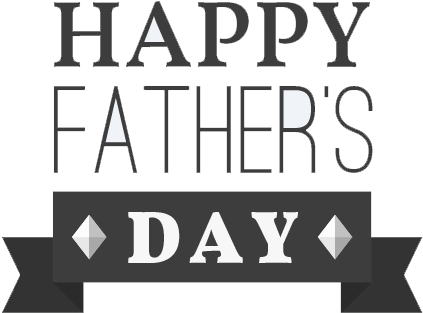 Fathers Day Png Logo Text - Happy Fathers Day No Background (534x565), Png Download