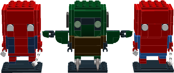Spider Man Brickheads - Lego Brickheadz Spiderman Homecoming (1360x709), Png Download