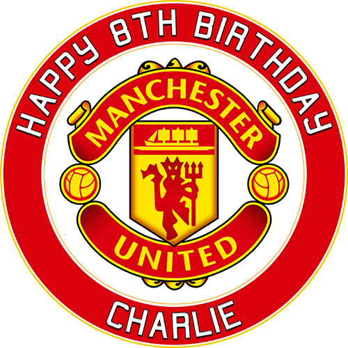 Manchester United Football Club - Manchester United Round Logo (500x500), Png Download