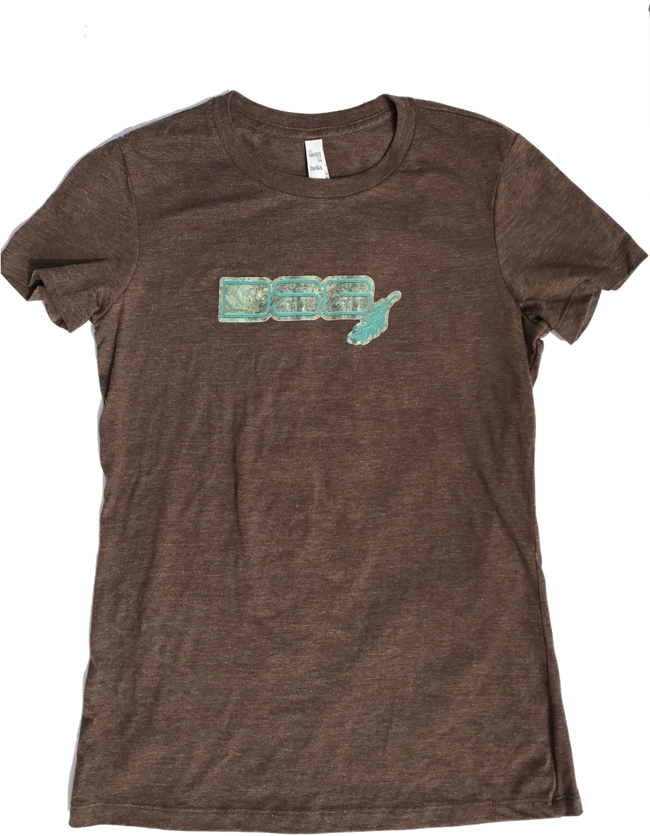 Brown Realtree Xtra Oak Leaf Dsg Logo Hunting Tee-front - Hunting (922x1280), Png Download