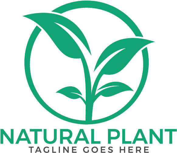 Natural Plant Logo Design - Logo (1500x1000), Png Download