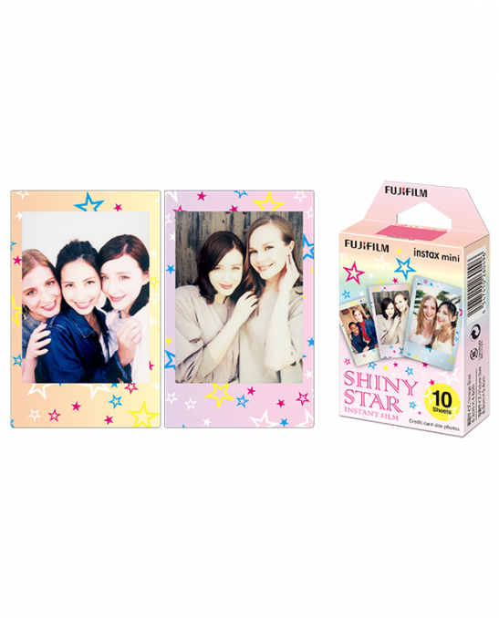 Fujifilm Instax Mini Film 10 Pack - Shiny Star (547x678), Png Download