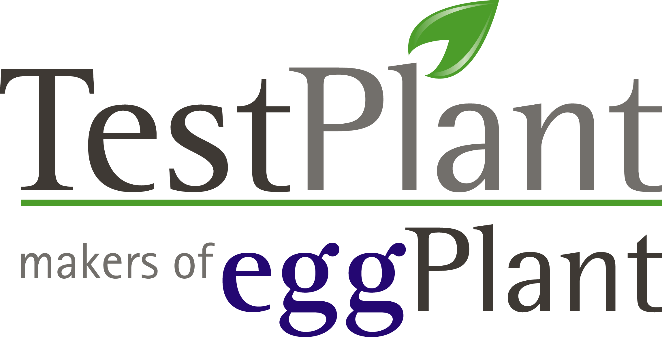 Products - Eggplant Testplant Logo Png (2296x1172), Png Download