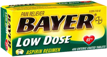 Bayer Low Dose 81 Mg Aspirin Regimen - Bayer Low Dose 81mg Aspirin Regimen, 400-tablets (500x734), Png Download