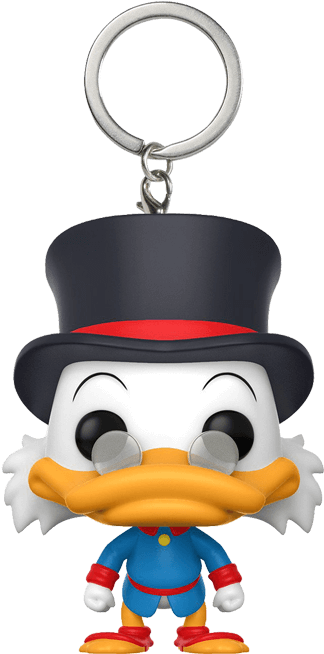 Ducktales - Scrooge Mcduck - Duck Tales - Scrooge Mcduck Pocket Pop! Keychain (709x709), Png Download