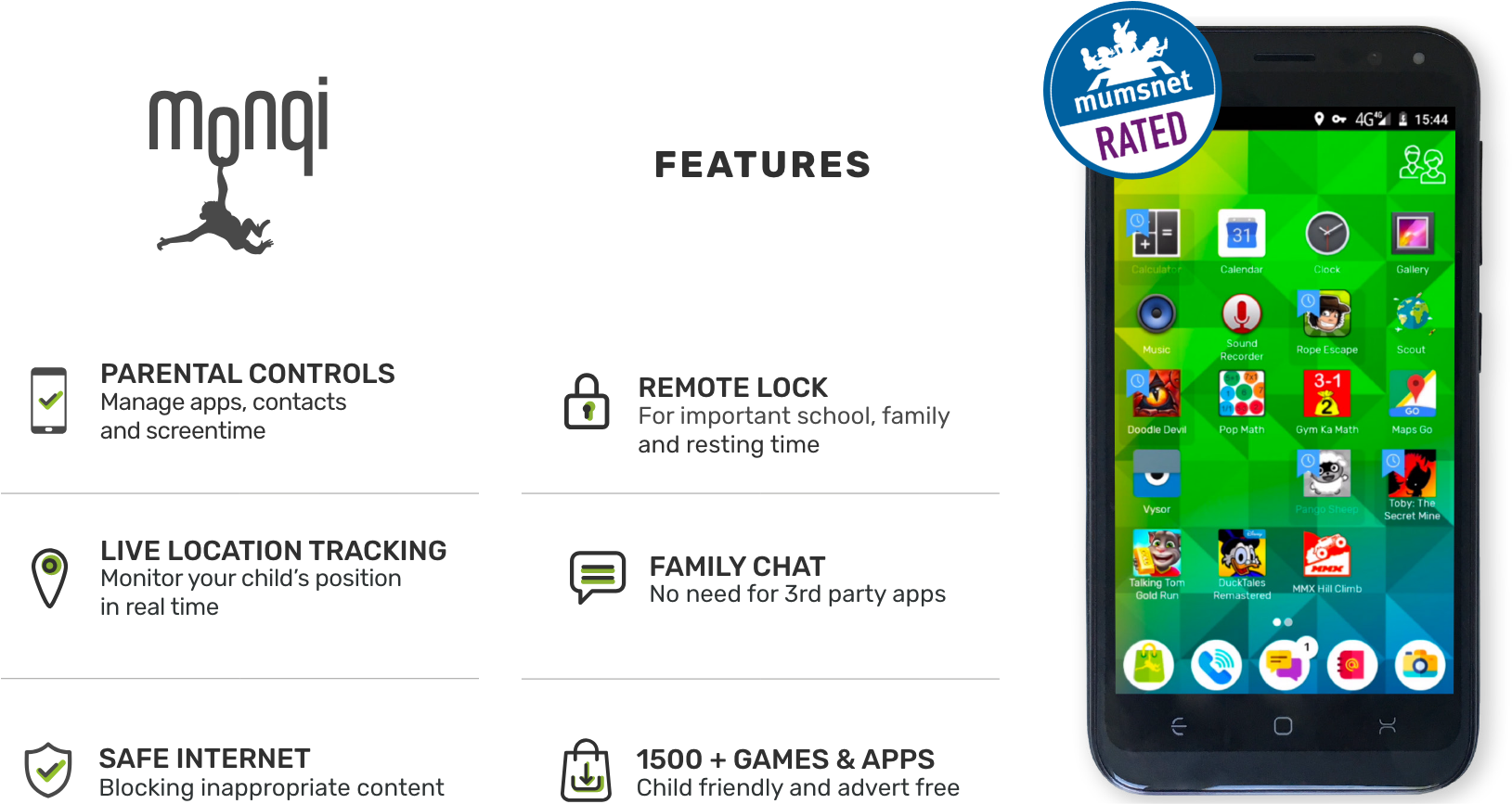 Stay Close To Them With Monqi - Mumsnet (1640x866), Png Download