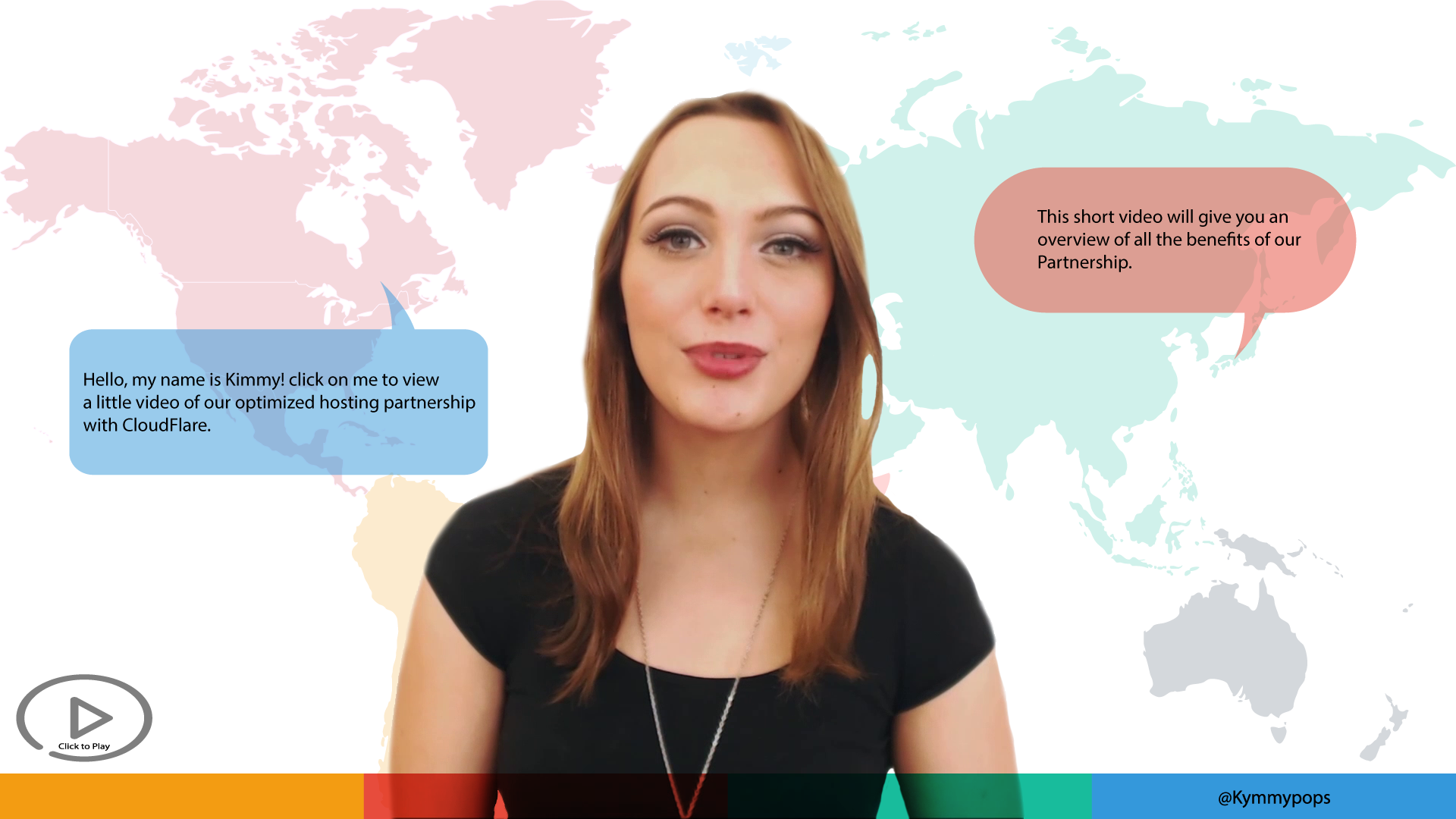 We Are Cloudflare Optimized Hosting Partner Using Their - Girl (1920x1080), Png Download