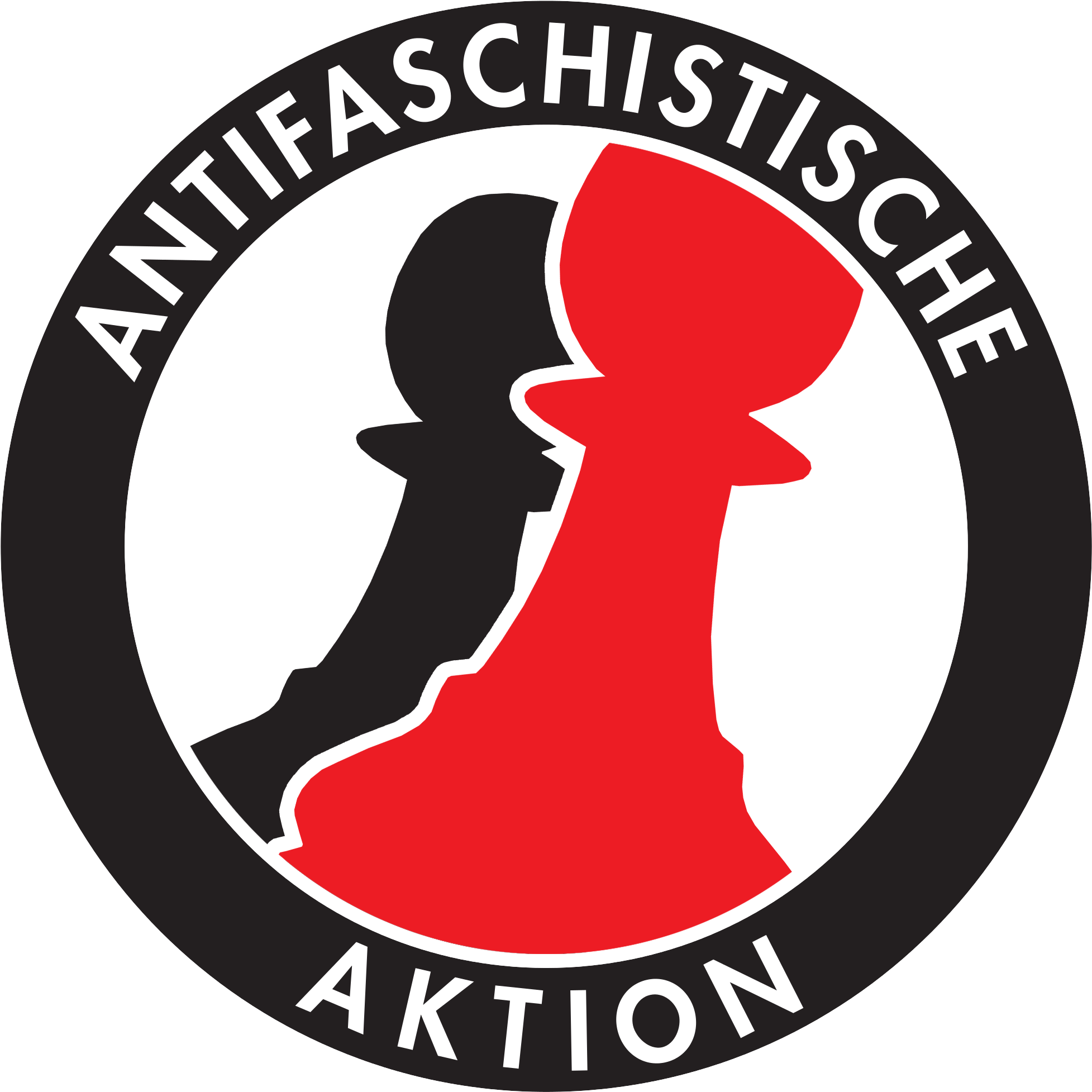 New Antifa Logo - Love Football Hate Fascism (2000x2000), Png Download