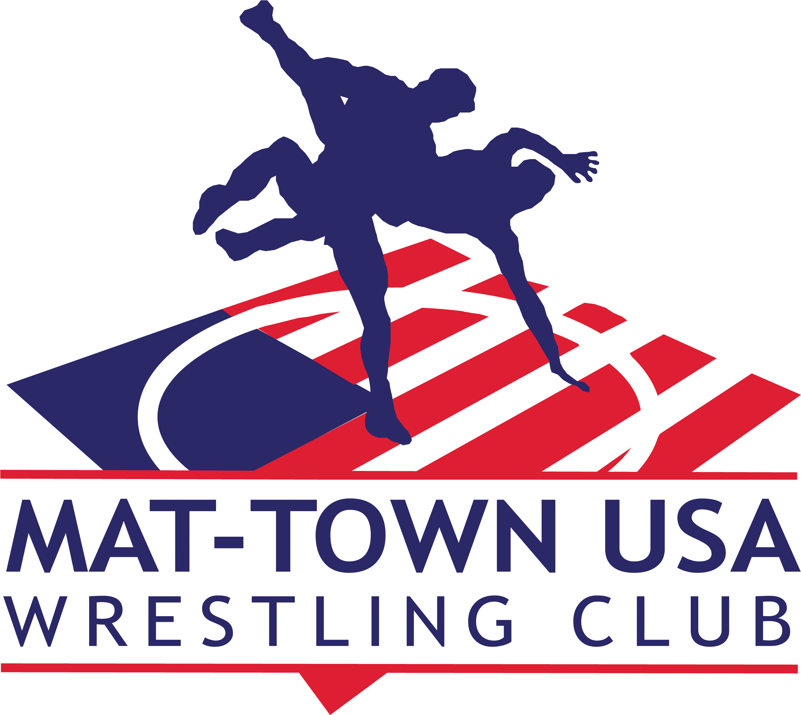 Mat Town Usa Wrestling Club Is A Non Profit Athletic - Mat-town Flag Logo Large Mug (3000x3000), Png Download