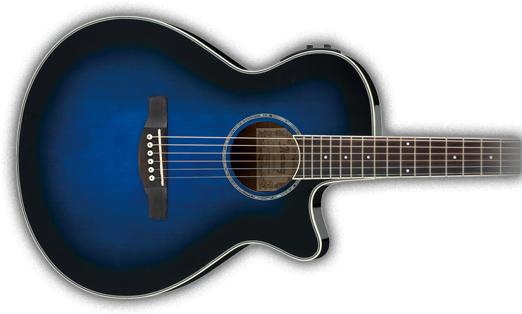 The Aeg Series' Slender, Single-cutaway Bodies Deliver - Ibanez Aeg10ii Acoustic/electric Guitar (black) (747x474), Png Download