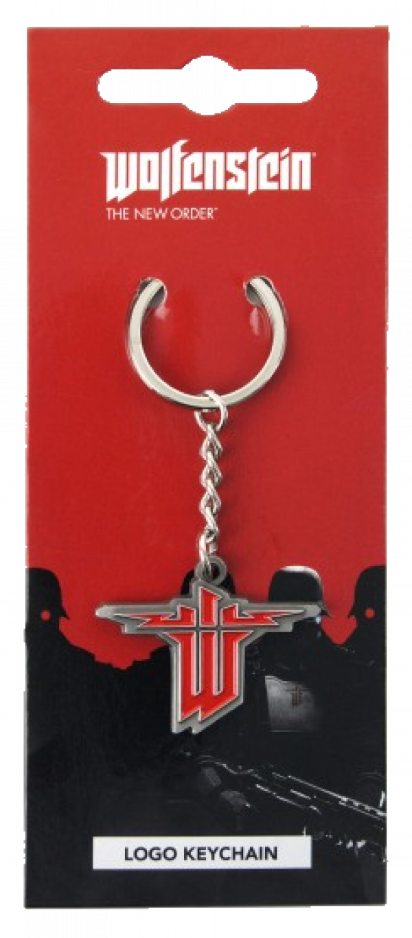 Zawieszka Wolfenstein Logo - Schlüsselanhänger Wolfenstein: The New Order Logo (600x1365), Png Download