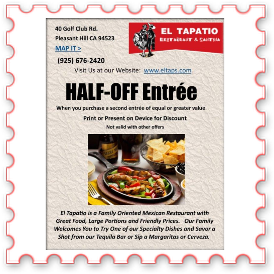 Save Money Dining In Pleasant Hill With Coupons And - Internet Coupon (576x576), Png Download