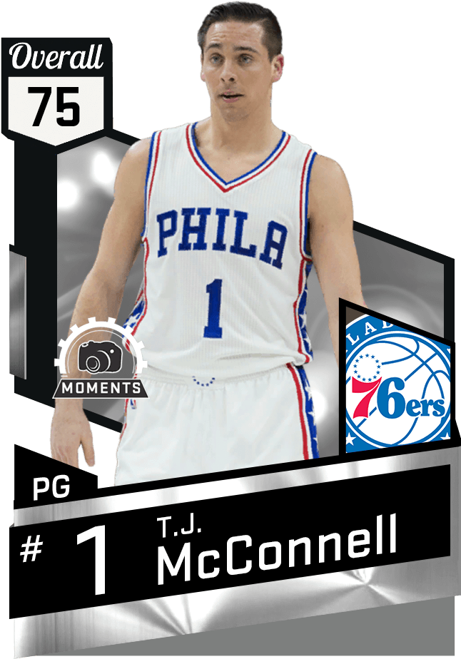 T - J - Mcconnell - Tj Mcconnell Nba 2k17 (651x941), Png Download