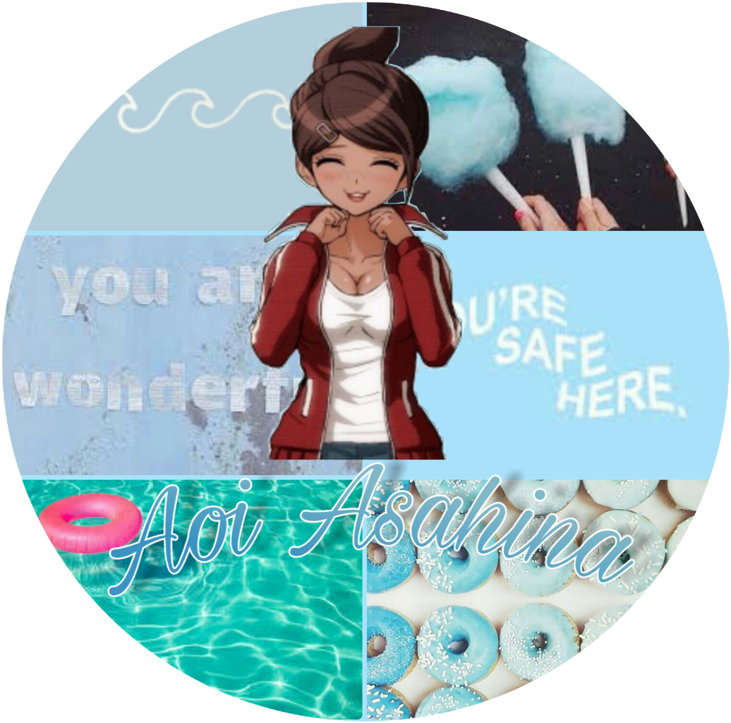 Danganronpa Aoiasahina - Swimming Pool (1036x1024), Png Download