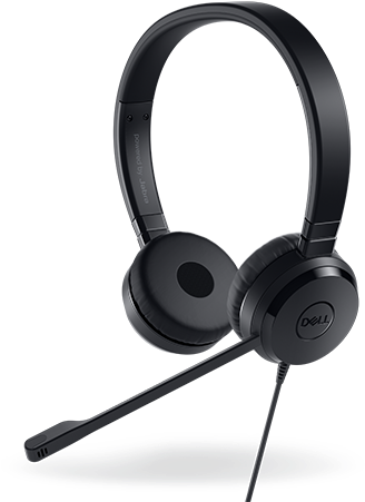 Dell Pro Stereo Headset - Dell Pro Stereo Uc350 On-ear Headset (920x545), Png Download