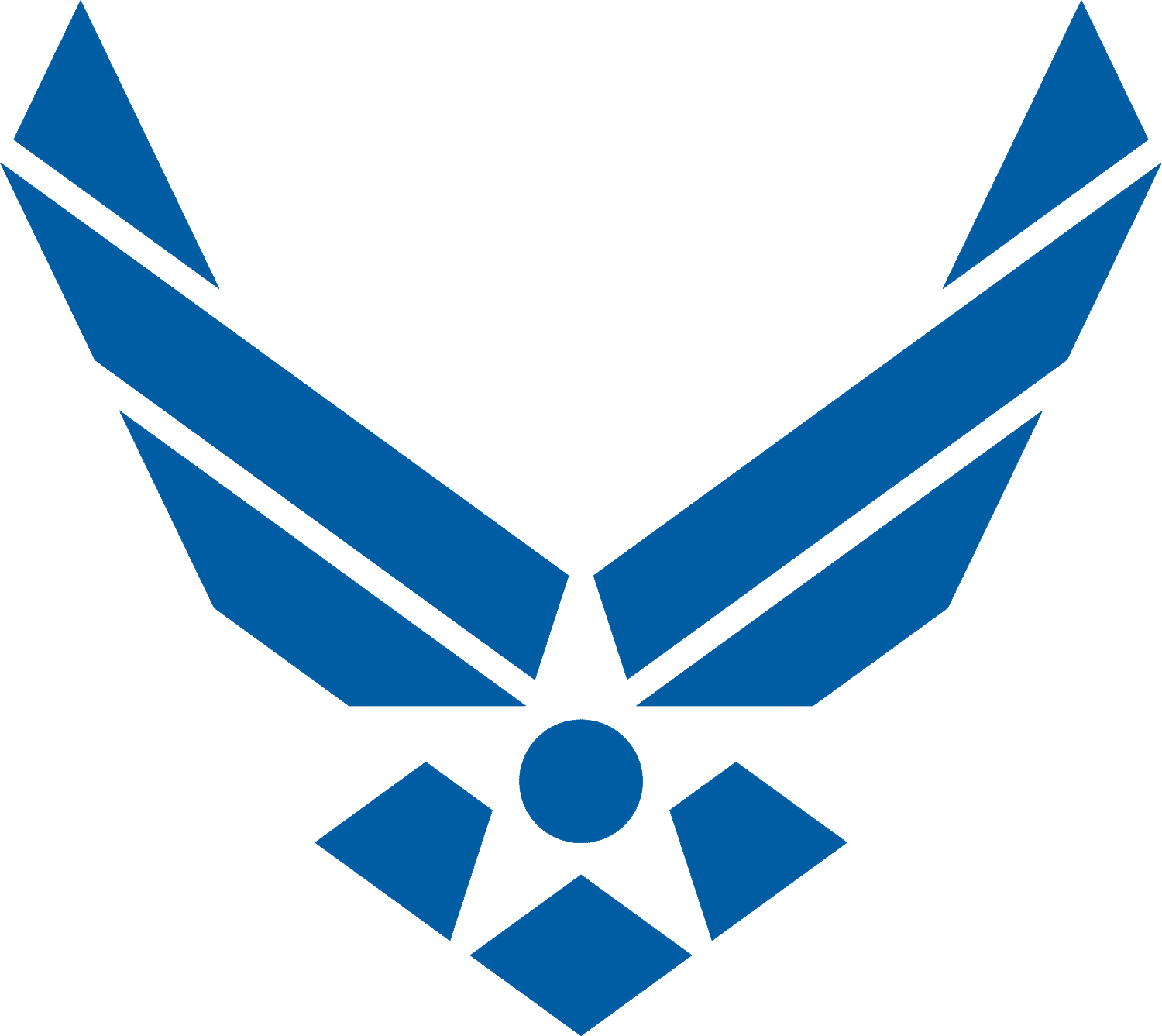 Air Force Logo - Air Force Symbol (1500x1337), Png Download