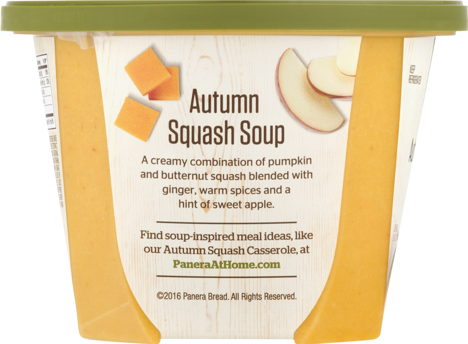 Panera Bread Soup, Autumn Squash - 16 Oz (1800x1800), Png Download