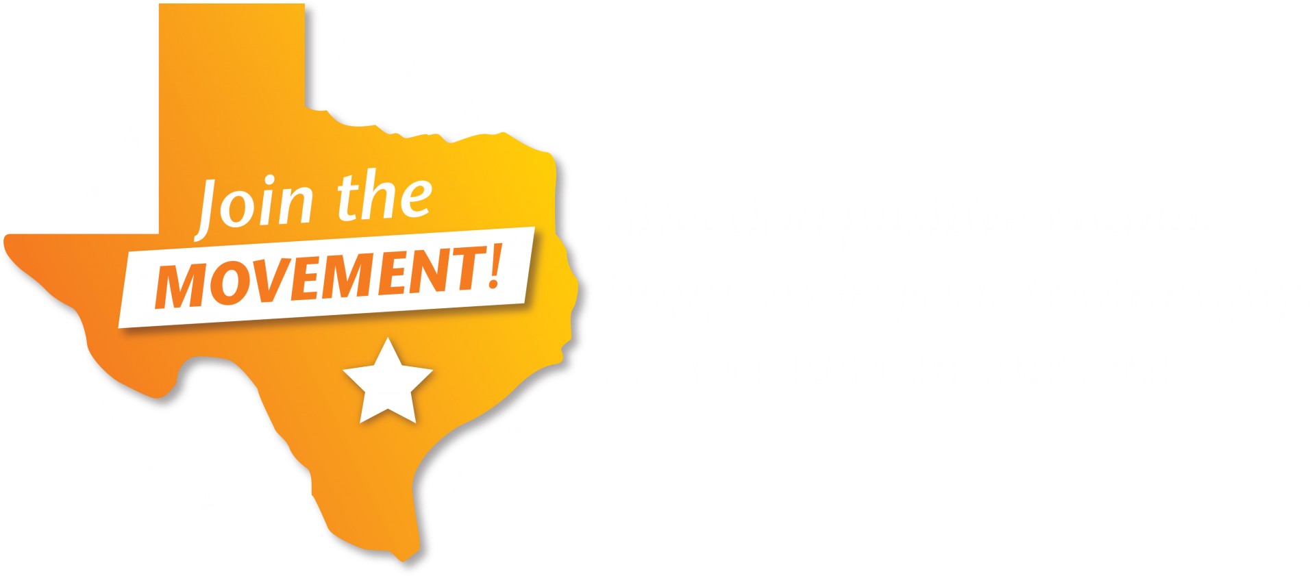 The Arc Of Texas Promotes, Protects, And Advocates - Orange (2048x925), Png Download