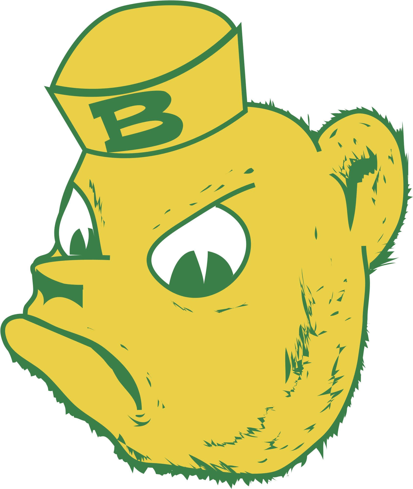 Baylor Bears 08 Logo Png Transparent - Baylor Bears And Lady Bears (2400x2400), Png Download