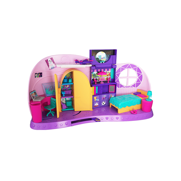 Polly Pocket™ Go Tiny ™ Room Playset With Dolls And - Polly Pocket Transformation Playset (788x788), Png Download