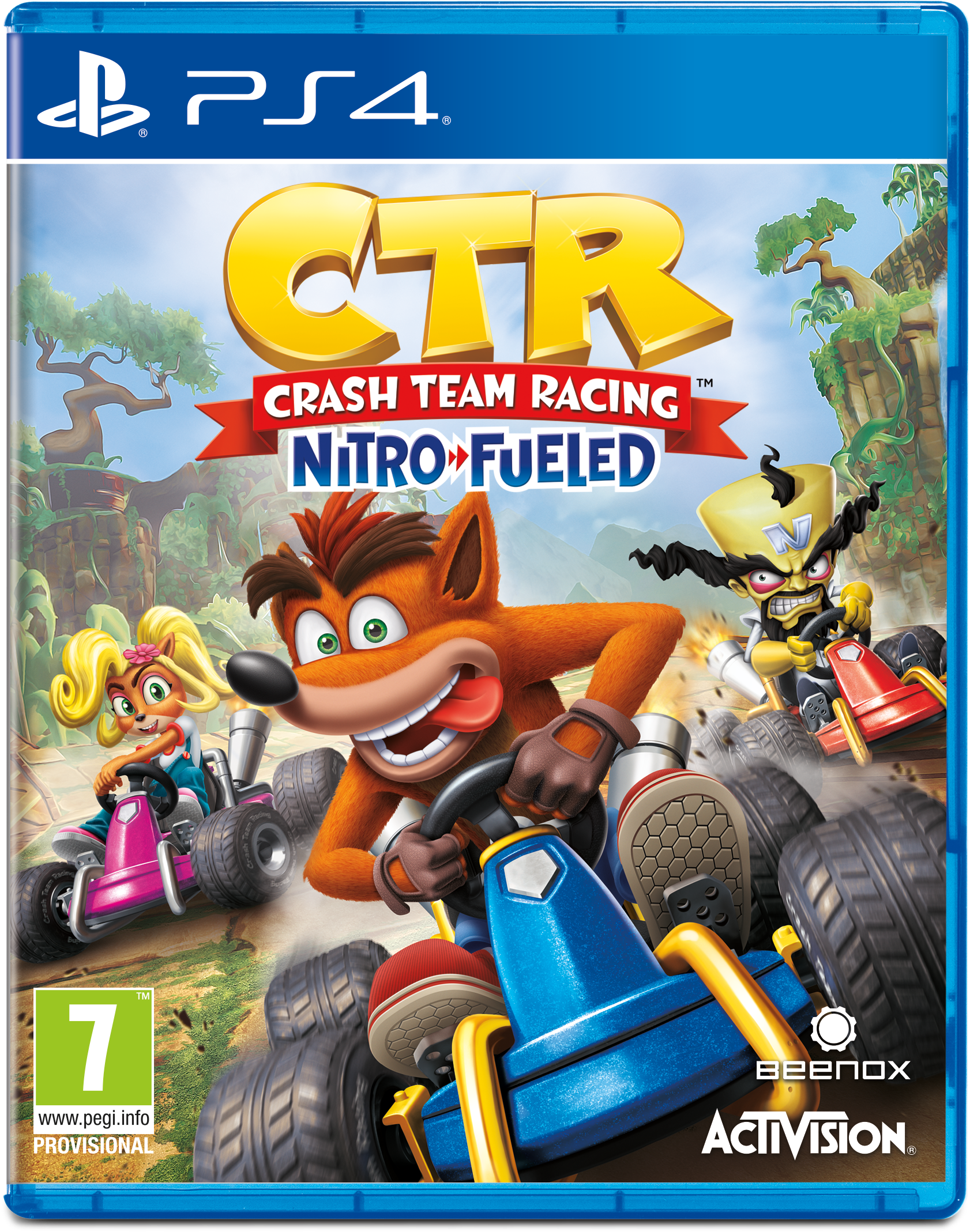 Crash Team Racing Nitro-fueled - Playstation (1897x2326), Png Download