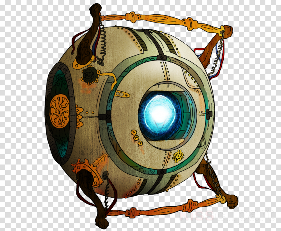 Steampunk Wheatley Clipart Portal 2 Wheatley - Portal Wheatley (900x740), Png Download