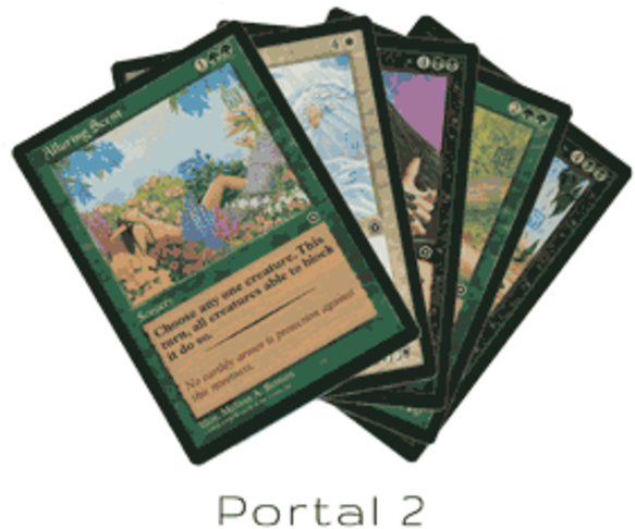 Proof Card Set Portal 2 Cnit2r - Magic The Gathering: Alluring Scent - Portal Second (590x600), Png Download