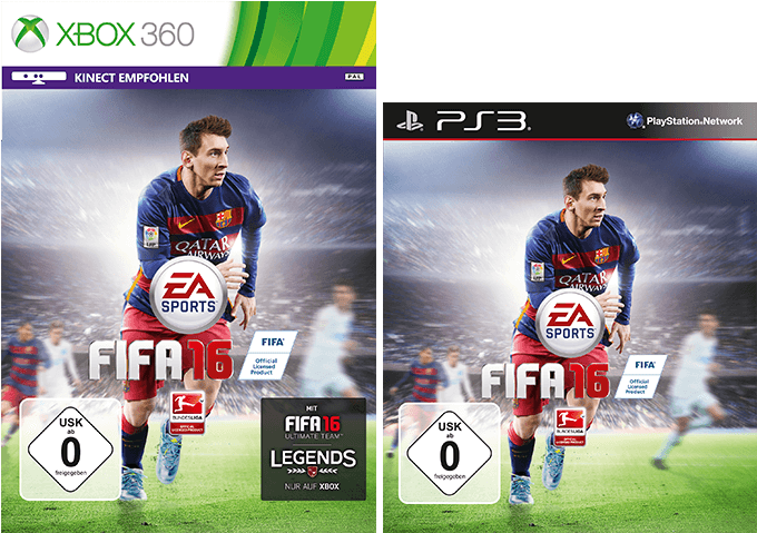 Hier Nun Eine Übersicht, Was Ihr In Der Fifa 16 Version - Ea Fifa 16 - Xbox 360 (850x478), Png Download