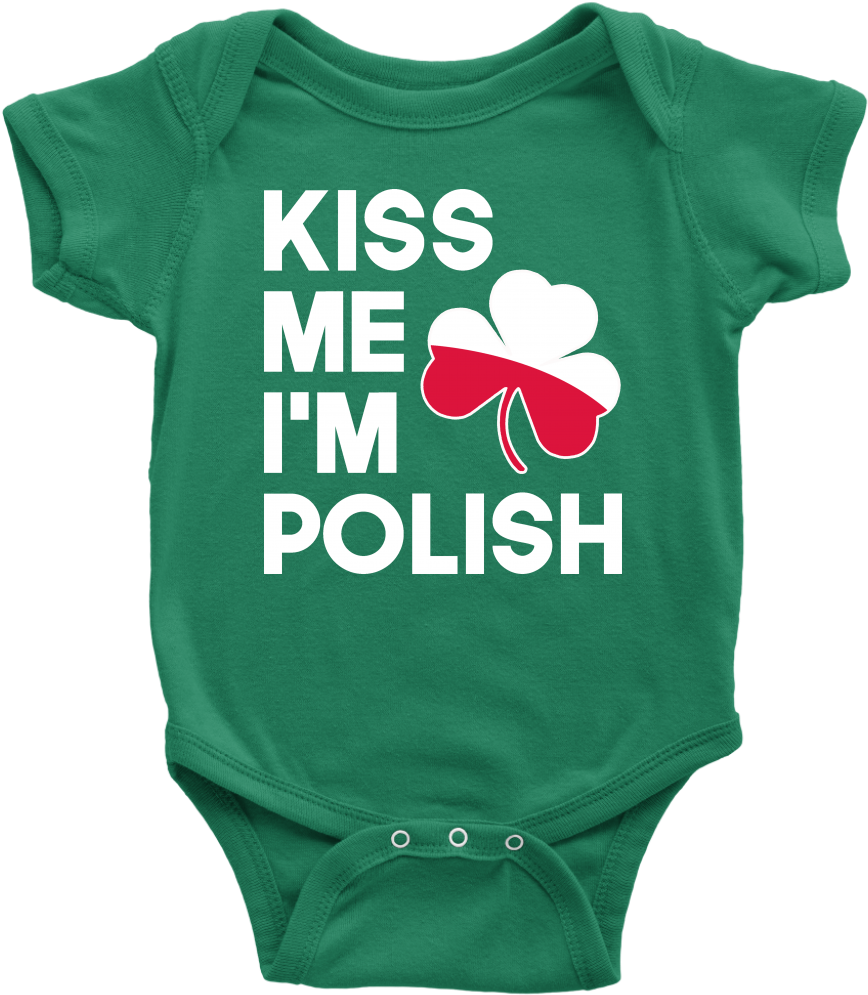 Patrick's Day Baby Onesie - Kiss Me I'm Italian Basic Tees (1024x1024), Png Download
