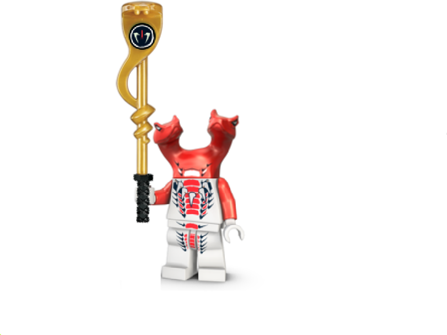 Fangster - Lego Ninjago Hypnobrai Staff (896x672), Png Download