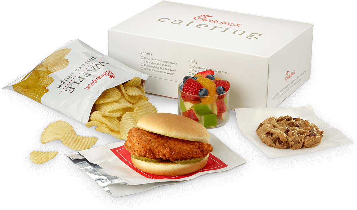 Chick Fil A Cater Box (1185x1185), Png Download