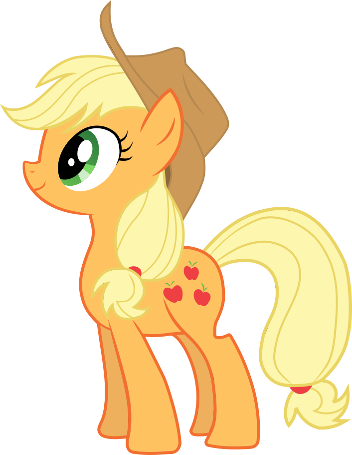 Applejack - Pony Friendship Is Magic Applejack (706x911), Png Download