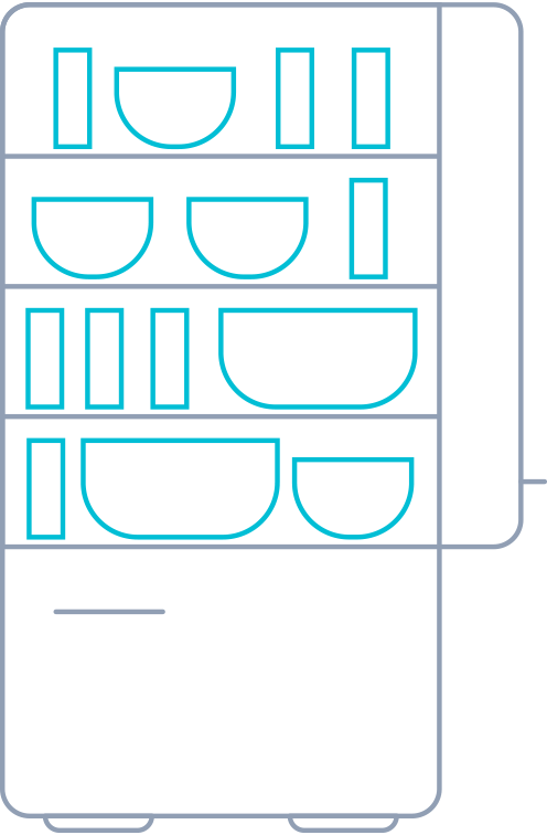 Thirsty, Low Blood Sugar, Empty Fridge - Graphics (496x756), Png Download
