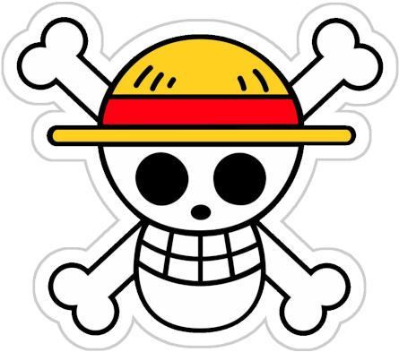 Strawhats Jolly Roger - One Piece Flag (600x600), Png Download